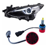 Ampolleta H11 Kit Led Luces Foco Lupa Para Auto.