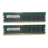 Memoria Samsung Ddr2, 512 Mb, Bus-667, Pc2-5300, 333mhz, 