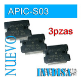 3pzas Circuito Integrado Automotriz Original Apic-s03