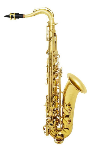 Saxofone Tenor Amw Custom Sib Bemol Bb Laqueado C/ Estojo Cor Dourado