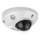 Camara Mini Domo Ip 2 Mpx Microfono Videoanaliticos Ir 15mts Color Blanco