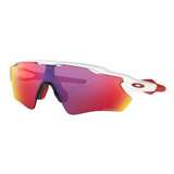 Lentes Oakley Radar Ev Path White Prizm Road 9208 05 Correr Color Blanco-rojo