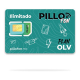 Pillofon Sim Recargable Olv Todo Ilimitado 30 Días Chip