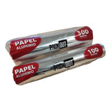 Papel Foil Aluminio 30 Cms X 100 Mts