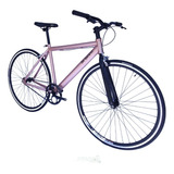 Bicicleta Urbana/fixed Rin 700 Manubrio Recto - Oro Rosa Tamaño Del Marco 51 Cm