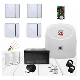 Kit Alarme Active 20 Bus Jfl 6 Sensores S/ Fio App Celular