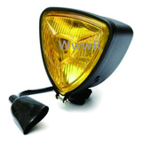 Farol Vintage Triangular - Motos Custom Cafe Racer Harley