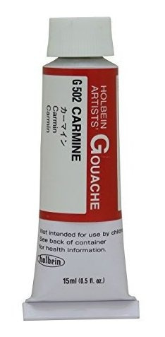 Pintura Dibujo Arte Holbein Artists Gouache Carmine 15ml (b)