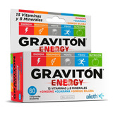 Gravitón Energy Vitaminas Minerales Rendimiento Físico 60u