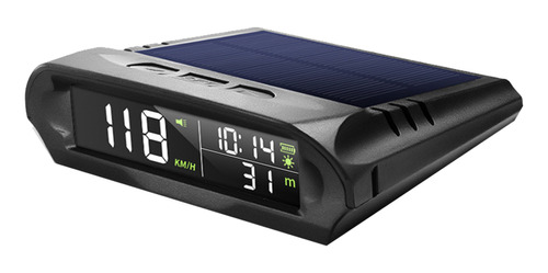 Medidor Solar Digital Hud  Gps Over Velocímetro