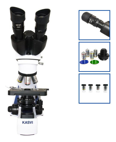 Microscopio Binocular Ótica Infinita Planacromático K55-oib 