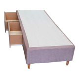 Base Sommier 70x190 Box Cama 1 Plaza 2 Cajones Entrega S/c*