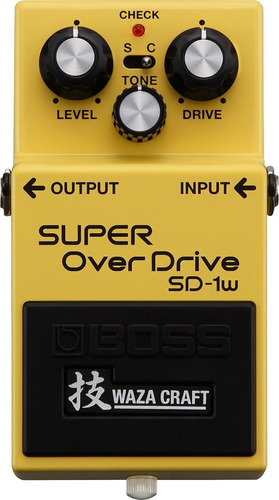 Pedal Super Overdrive Waza Sd-1w Boss P/guitarra Electrica