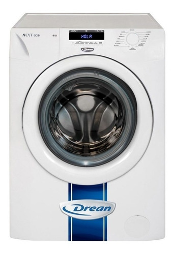 Lavarropas Automático Drean Next 8.12 Eco Blanco 8kg 220 v