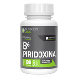 Vitamina B6 Piridoxina 100 Cápsulas 500 Mg Nutrición 2000