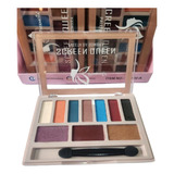 Paleta De Sombras 10 Cores D' Hermosa Screen Queen Hn002-a