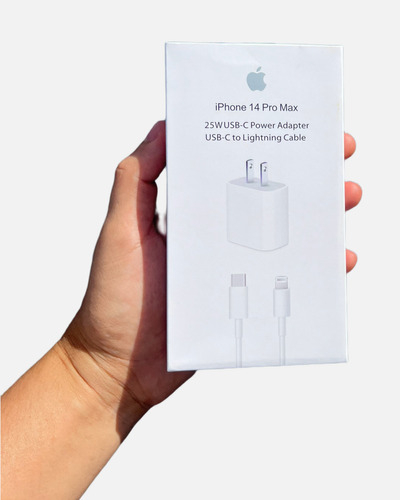 Cargador 20w Usb-c Lightning To Usb Blanco