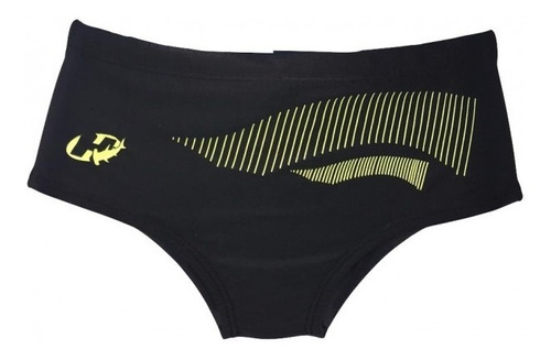 Sunga Hammerhead Xl Silk Jr - Preto/amarelo Fluor