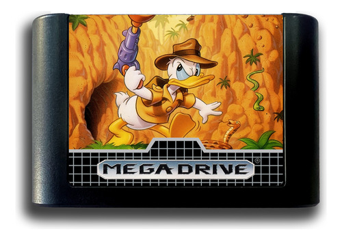 Cartucho De Megadrive Novo Quackshot Donald