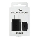 Samsung Cargador 25watts Para Galaxy A73 A23  A25w  Negro