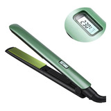 Plancha De Pelo Cerámica Profesional Con Pantalla Lcd Verde