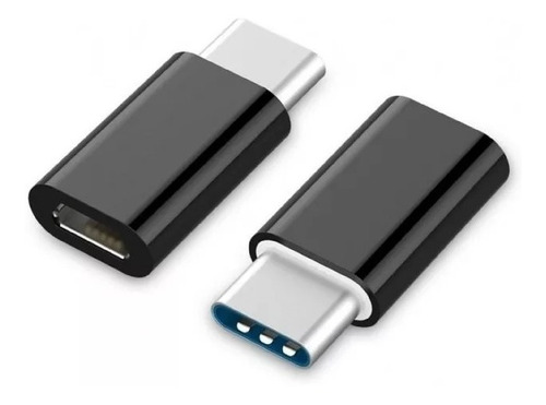 Adaptador V8 Micro Usb Femea X Tipo C 3.1 Macho P/ Moto G7 