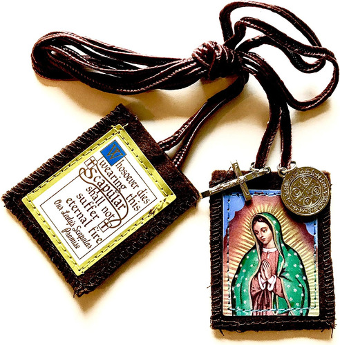 Escapularios Católicos La Virgen De Guadalupe Collar Para Y