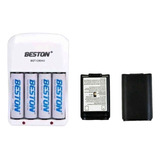 Combo Pilas Beston 1500mah Aa +2 Portapilas Control Xbox 360