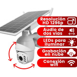 Cámara Cctv Ip Wifi Video Hd Panel Solar Bateria Movimiento Secucore Is50zw