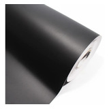 Adesivo Vinil Envelopamento Móveis Preto Fosco 5m X 70cm