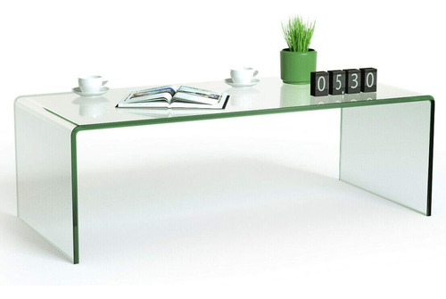 Mesa De Café De Vidrio, 42.5  L × 20  W ×14  H, Mesa...