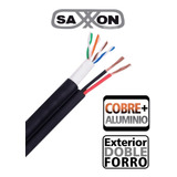 Saxxon Bobina Cable Utp 305m Cca Doble Forro Cat5e Siames