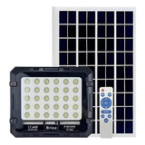 Luminária Refletor Led Solar 100w Prova D'água Holofote 