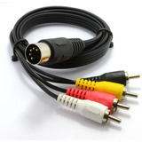 Conector Din Macho De 5 Pines A 4 Conectores Rca Macho De...