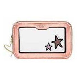 Victorias Secret Patch Beauty Makeup Bag Rose Gold 