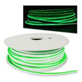 50mts Mangueira Neon Led 6x12 12v Corte 2,5cm Verde