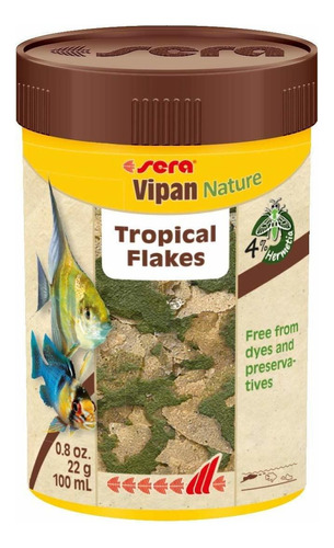 Sera 32238 Vipan Natural Flake Food, 0.8 Onzas X 100 Ml