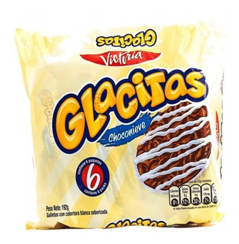 Galleta Glacitas Choco Nieve X6