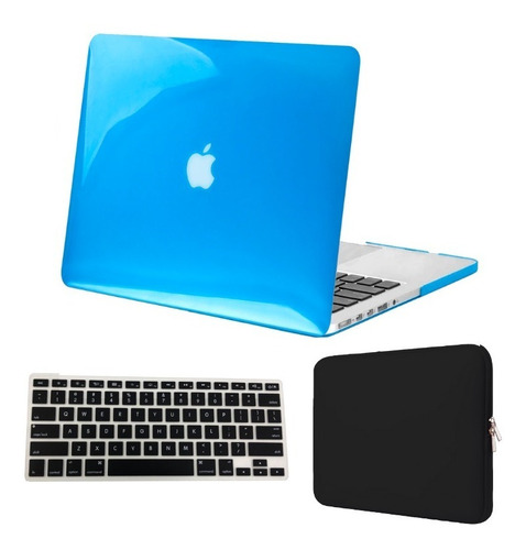Kit Capa Case + Pel Teclado+ Bag Macbook Air 11 A1465 A1370
