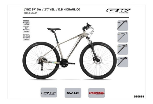 Bicicleta Lynx Hidrauilico 