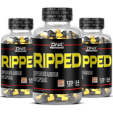 3x Ripped Dna 360 Caps Cafeína 400mg  