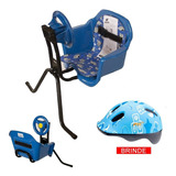 Cadeira De Bicicleta Dianteira Cadeirinha Com Capacete