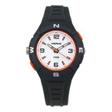 Reloj Mistral Hombre Análogo Con Luz Wr 100m Malla Gris 08 Bisel - Fondo