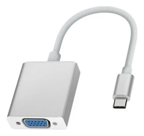 Adaptador Convertidor Vga A Usb Tipo C Para Pc Y Smartphone