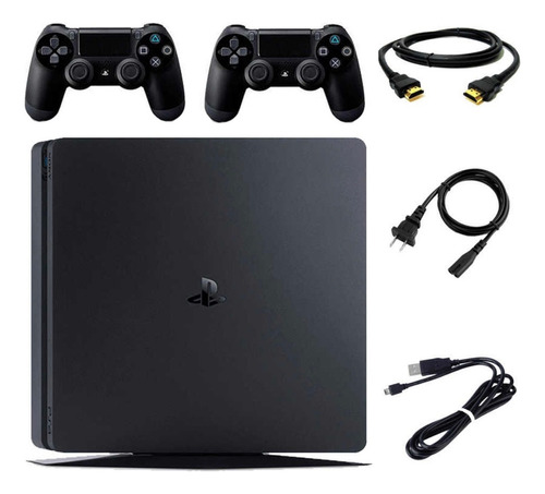 Playstation 4 Slim 1tb - Incluye 2 Controles Y 3 Juegos