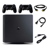 Playstation 4 Slim 1tb - Incluye 2 Controles Y 3 Juegos