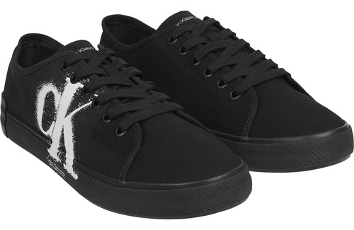 Zapatilla Vulc Low Oversized Brand Negro Hombre Calvin Klein