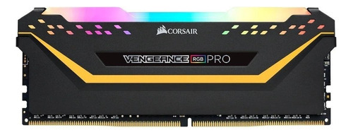 Memoria Ram Vengeance Rgb Pro Gamer Color Negro/amarillo  16gb 2 Corsair Cmw16gx4m2c3200c16