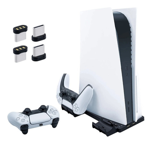 Soporte Base Vertical Para Ps5 Iplay Cargador 2 Dualsense