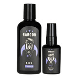 Kit Barba Masculino Baboon Óleo Para Barba + Balm De Barba